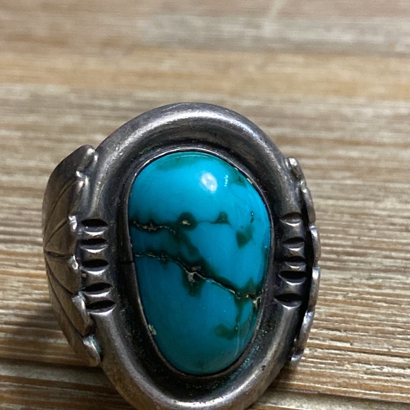 Sterling Silver and Turquoise Man’s ring